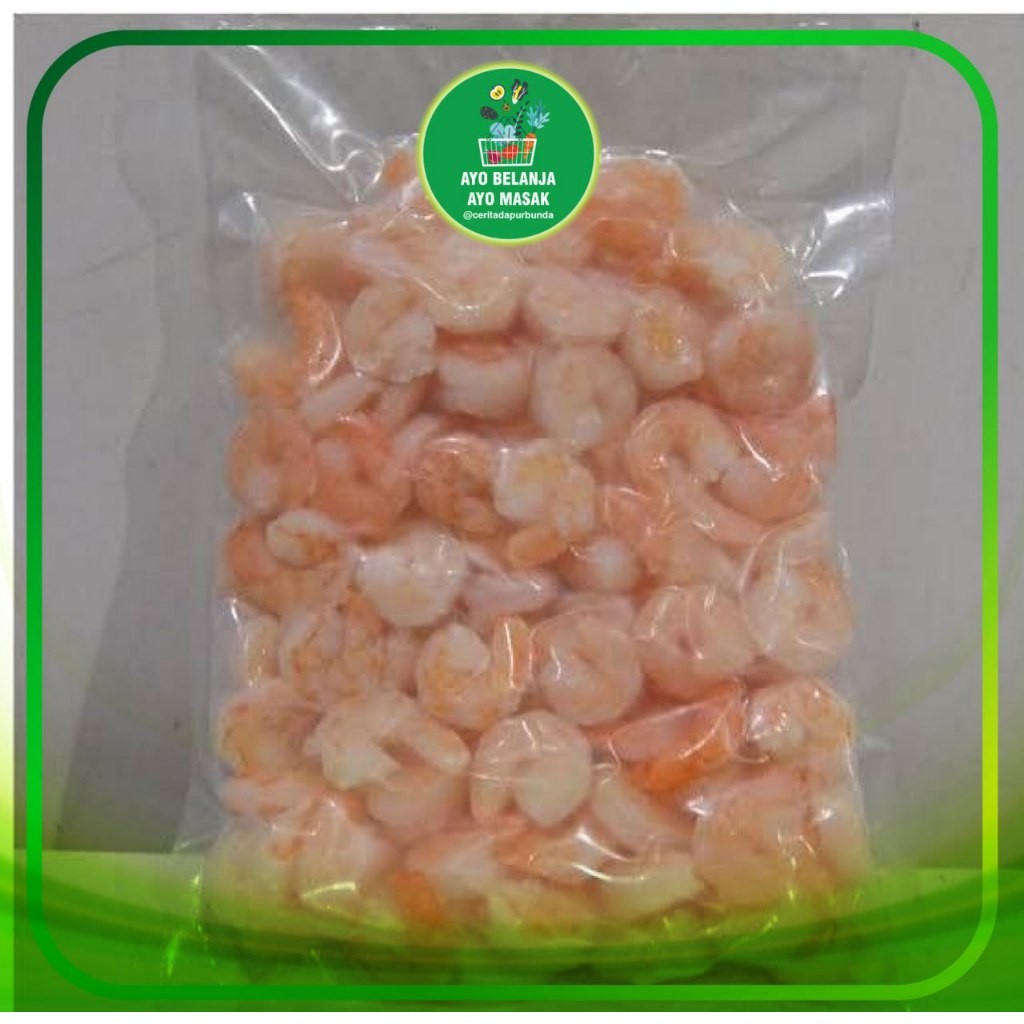 

UDANG KUPAS MASAK BEKU / SHRIMP COOK FROZEN 500 gram