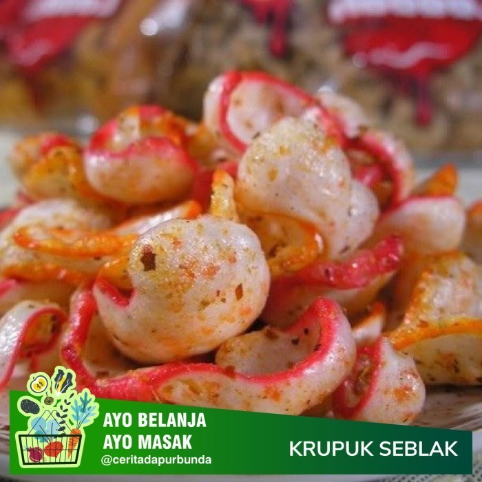 

Camilan / Snack KRUPUK SEBLAK PEDAS per 200 gr