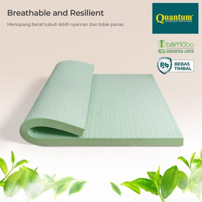 Topper Bamboo Greentea Latex Quantum