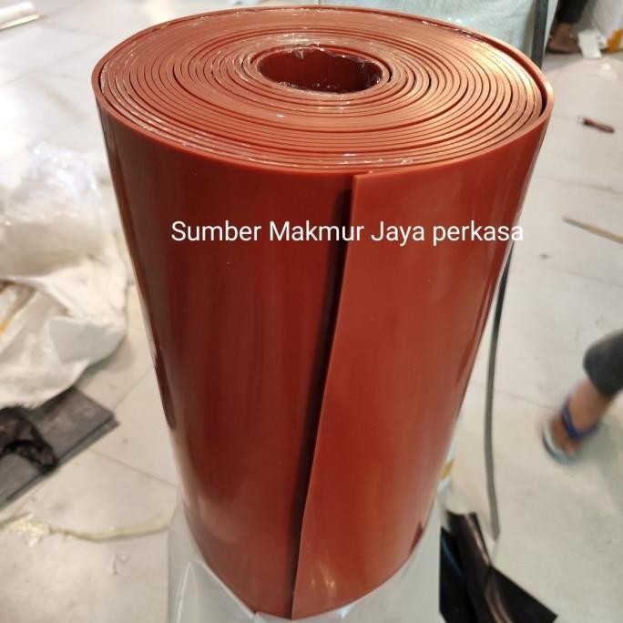 

Rubber Sheet Silicone Merah 3Mm ( Rubber Red Silicone Lembaran )