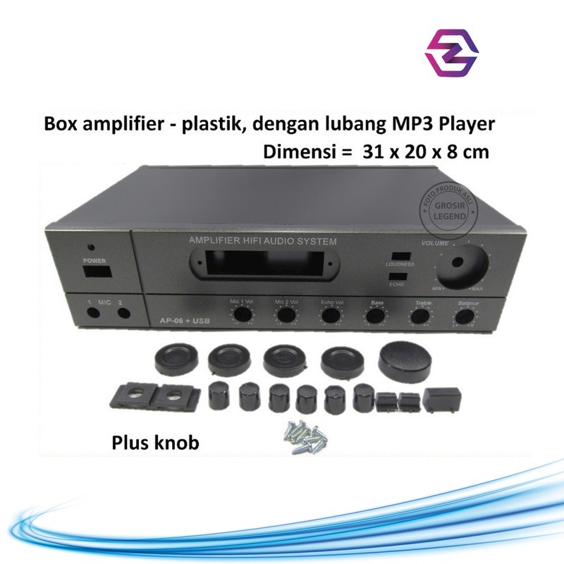 Box amplifier kosongan AP 06 lubang usb