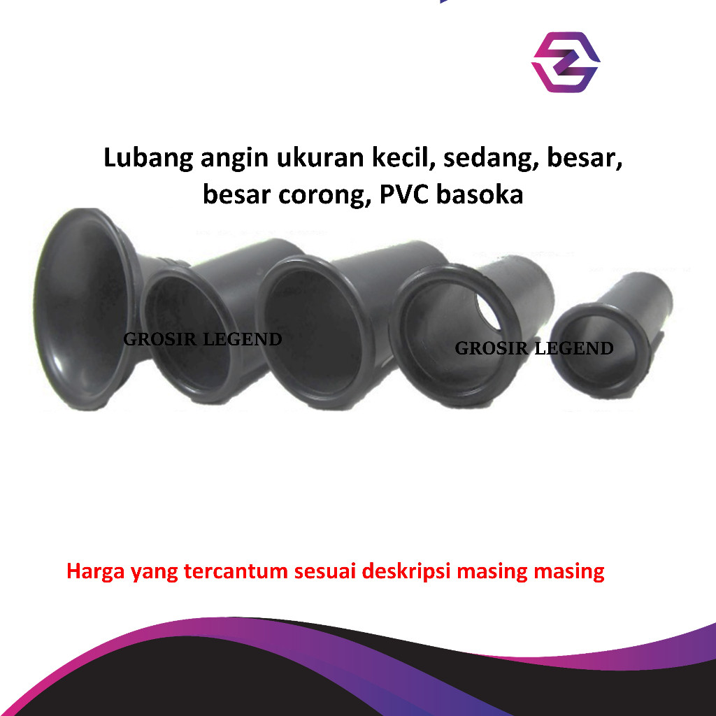 Lubang angin plastik untuk salon speaker model bulat kecil L 03