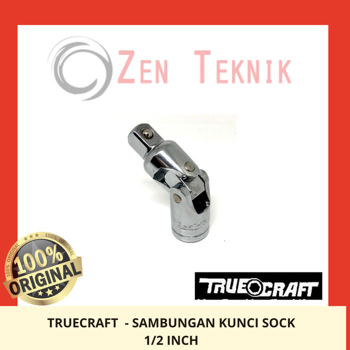 best seller] sambungan kunci sok 1/2" universal joint socket truecraft