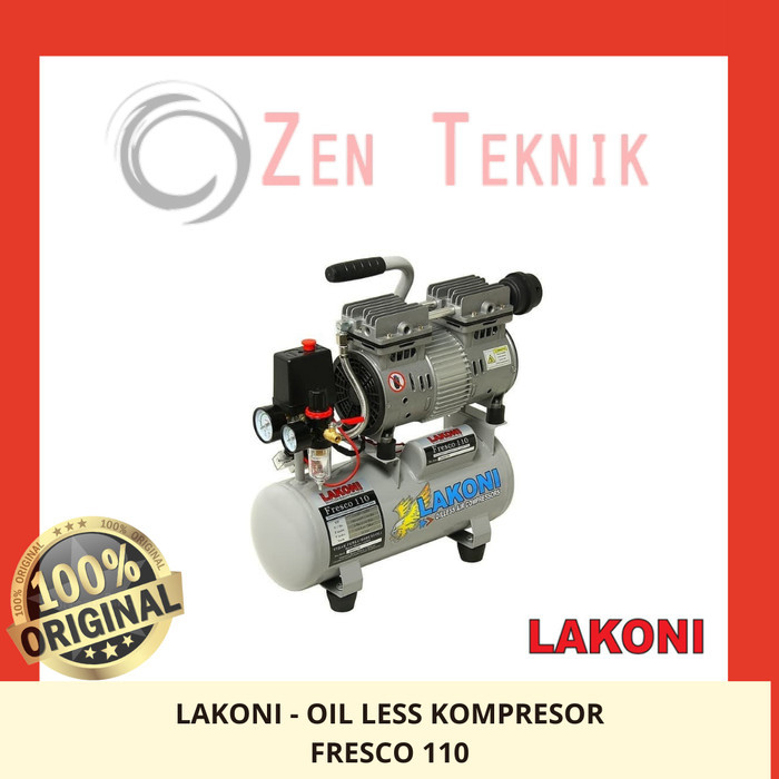 %$%$%$%$] LAKONI - FRESCO 110X - KOMPRESOR UDARA OILLESS