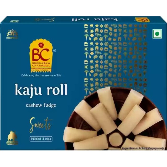 

Ready stock] KAJU ROLL BHIKHARAM CHANDMAL 150G / Manisan India