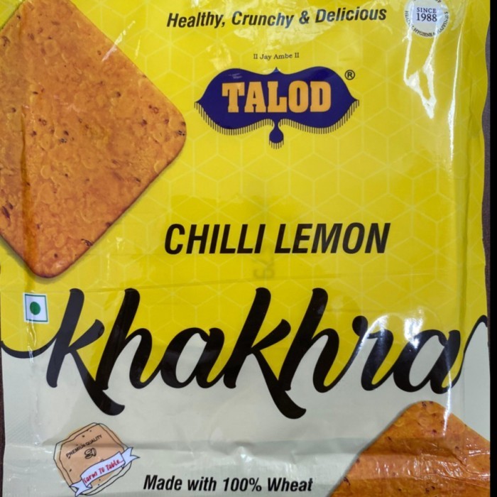 

*#*#*#] KHAKHRA LEMON CHILLI TALOD 40G / Snack India / Kerupuk India