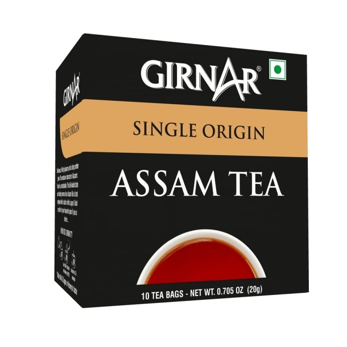 

monggo] GIRNAR SINGLE ORIGIN BLACK TEA BAGS ~ ASSAM 20G(10 tea bags 2g)