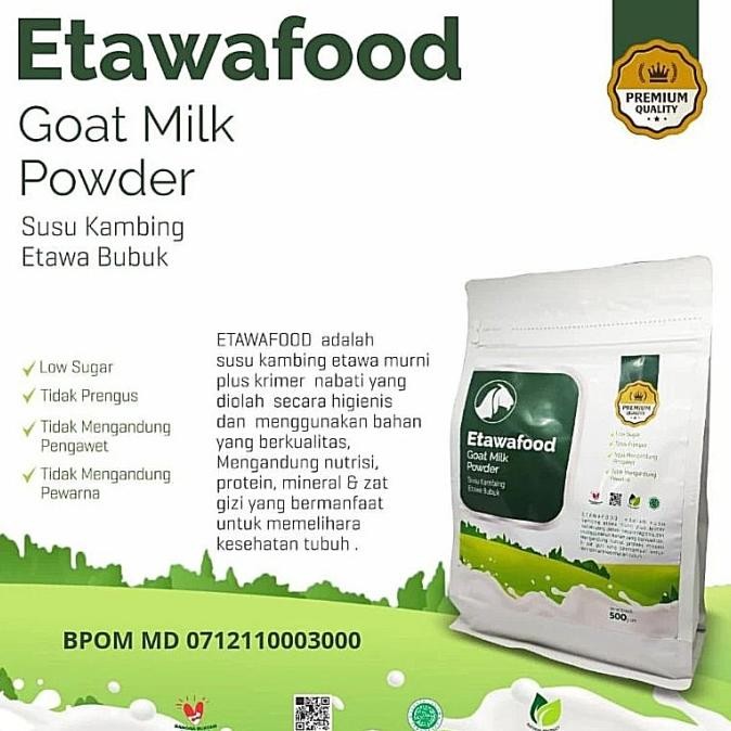 

ETAWAFOOD 1 Kg dan 500 gram Susu Kambing Etawa H24S