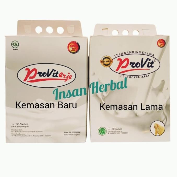 

susu kambing etawa provit 1 box isi 50 sachet H24S