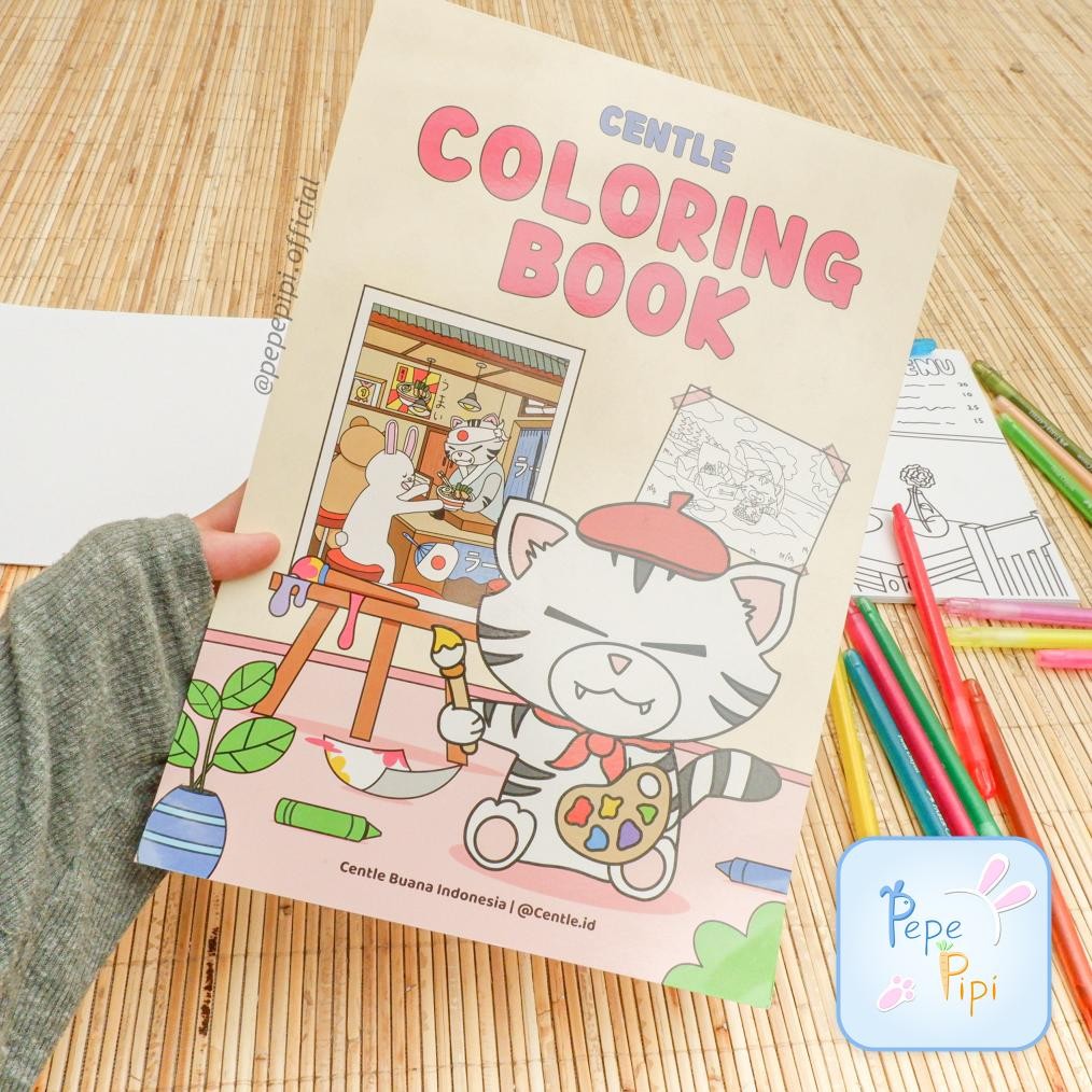 

yt- Buku Mewarnai Centle A4 25 Lembar Coloring Book Centle Drawing Book untuk Anak Sekolah Buku Gambar Menggambar Murah