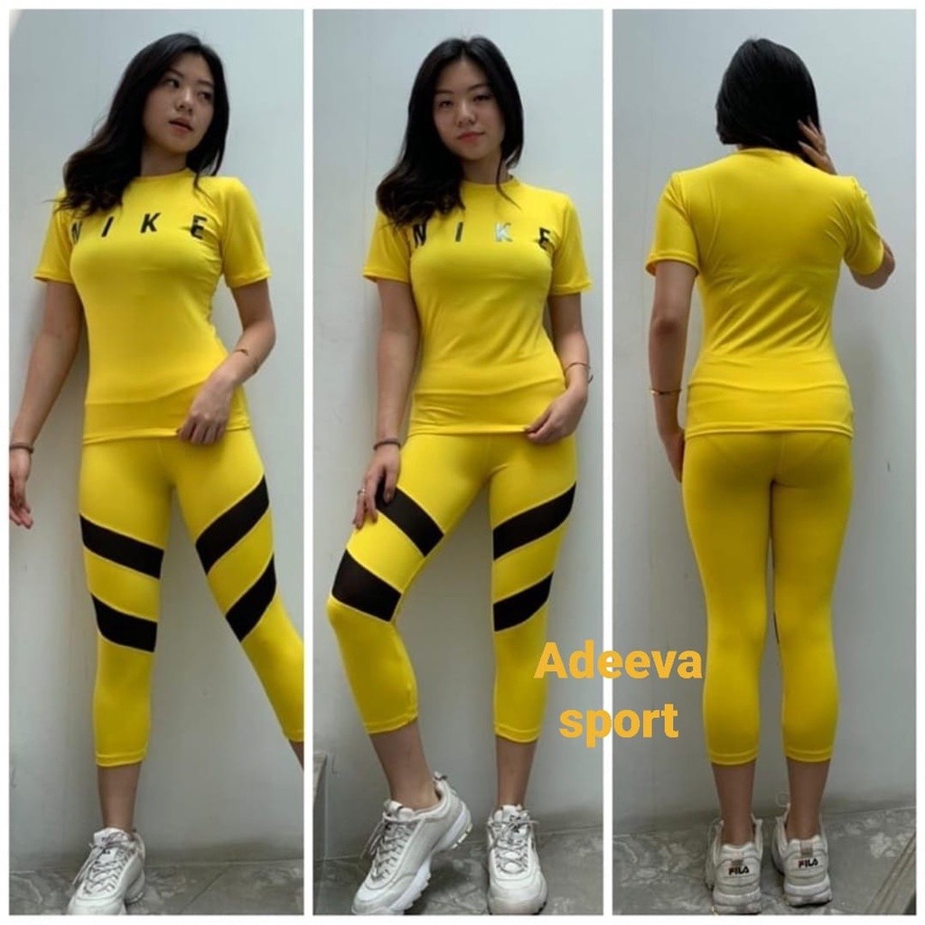 SETELAN SENAM 7/8 / SETELAN AEROBIK / SETELAN OLAHRAGA / SETELAN 7/8 / BAJU SETELAN SENAM - AEROBIK