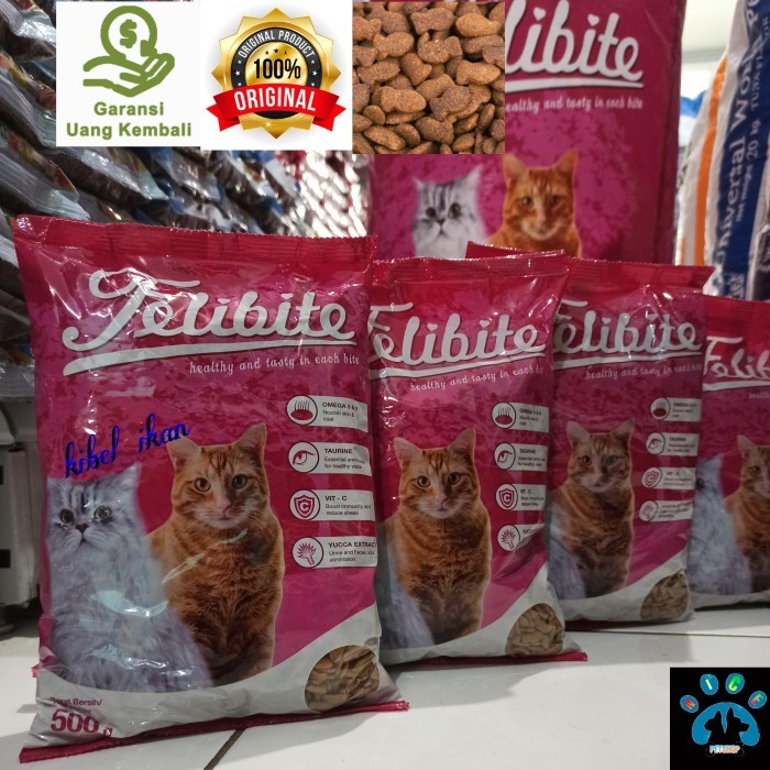 Makanan Kucing Murah/Felibite Paket 10Kg/Varian Ikan Dan Donat