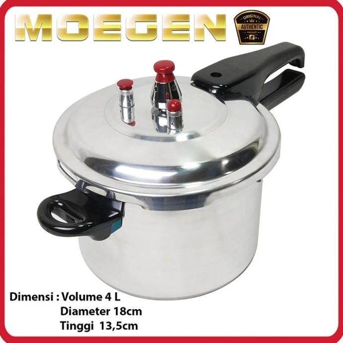 MOEGEN PANCI PRESTO 4 LITER PELUNAK DAGING PRESTO ORIGINAL SERBAGUNA