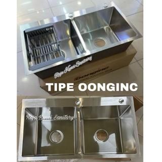 Kitchen Sink 8245/Bak Cuci Piring Stainless/2 Lubang