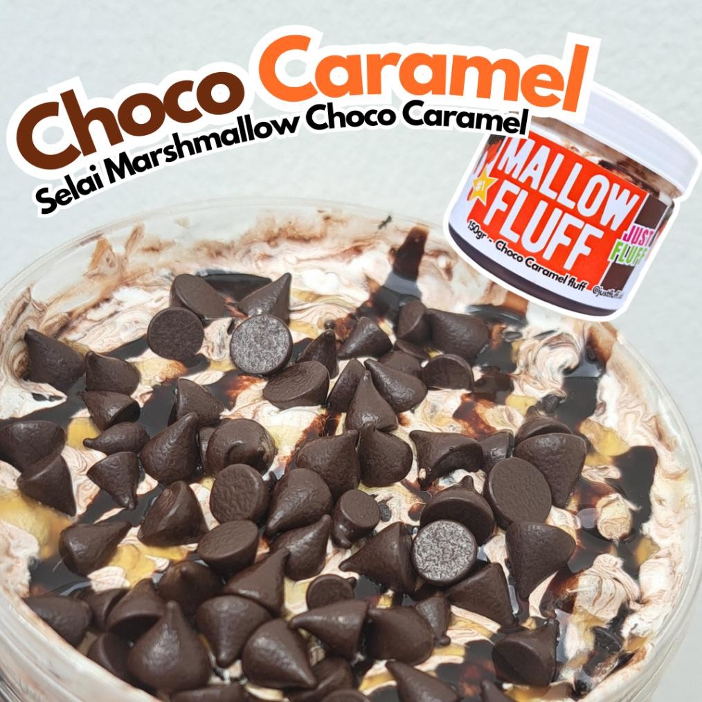

Selai Marshmallow Fluff Choco Caramel 150g JustFluff