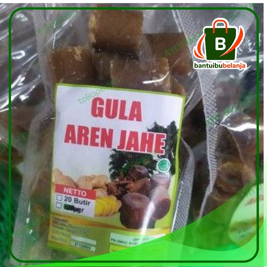 

Gula Jahe Aren per Pack ( Produk Umkm Tradisional Lokal)