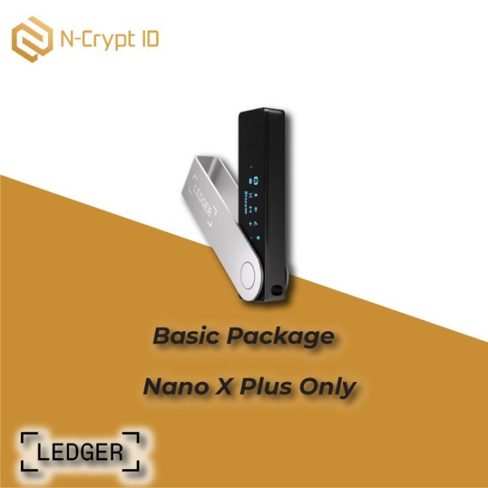 Ledger Nano X Crypto Hardware Wallet Dompet Bitcoin Cryptocurrency