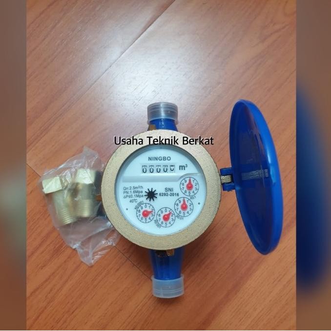 Meteran Air / Water Meter Ningbo 1/2" Inch