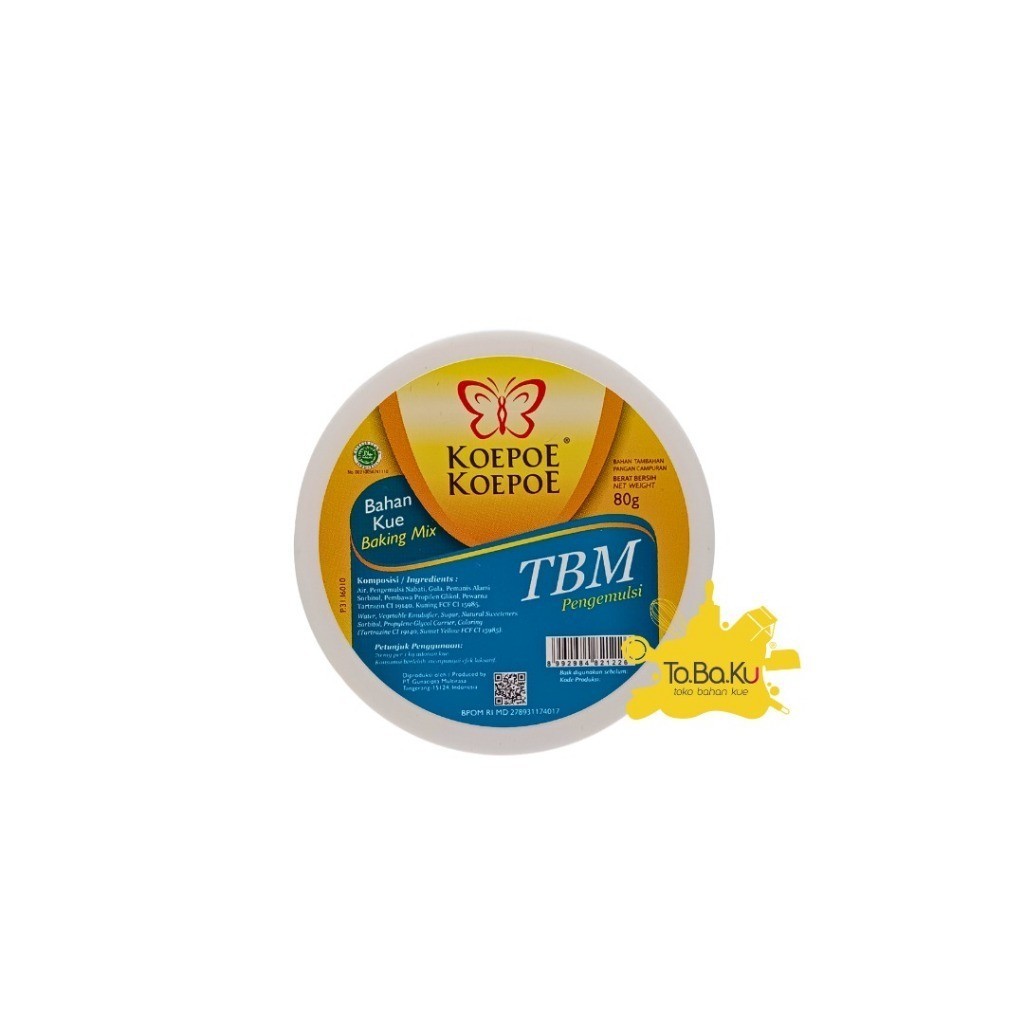 

Koepoe koepoe TBM emulfisier
