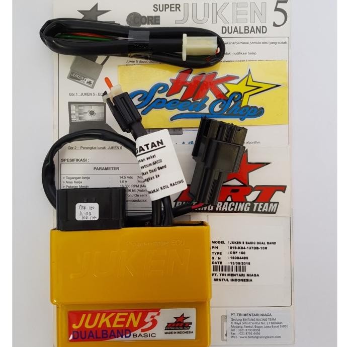 ECU BRT DUALBAND JUKEN 5 - CRF 150 ORIGINAL DAN TERPERCAYA