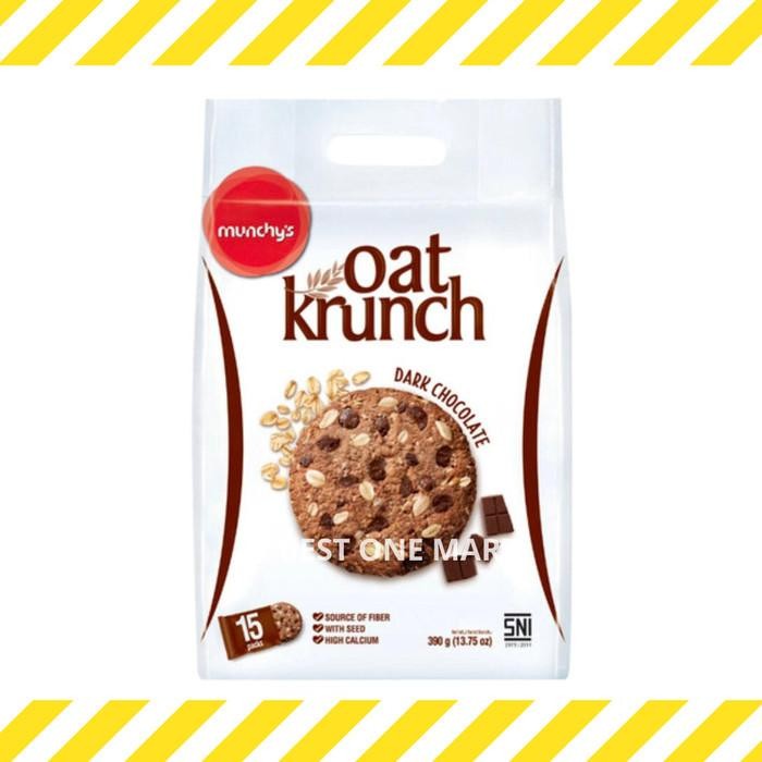 

Munchys Oat Krunch Dark Chocolate / Biskuit Gandum / Diet Snack