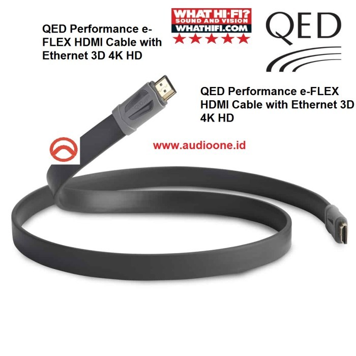 QED Performance eFlex HDMI Gaphite (1m