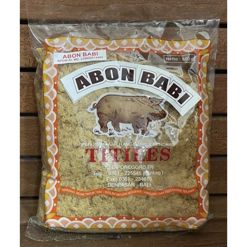 

Abon Babi (Free Packing + Bubble Wrap)
