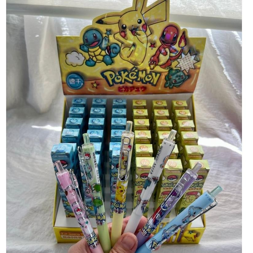 

Trt Paket Usaha Blind Box Pulpen Gel Sanrio Pen Pokemon Misteri Surprise Pen (36 Pen) TERLARIS