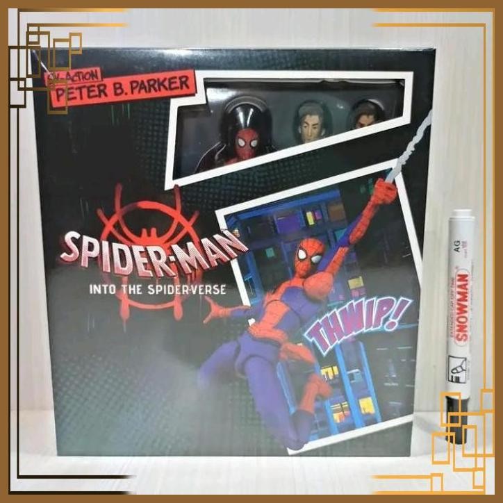 [VMR] mainan figure spiderman Sentinel SV-Action Spider-Man Peter B Parkerd