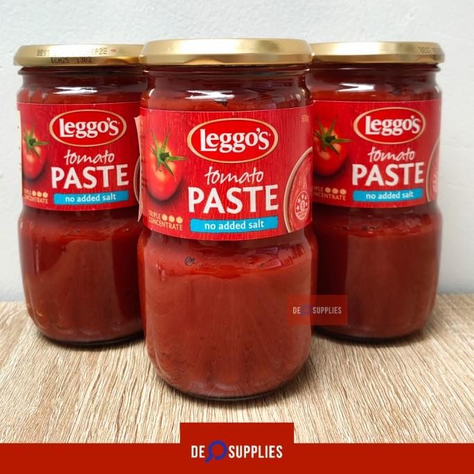 

Leggos Tomato Paste 500gr - Saus Pasta Tomat Leggo's Australia No Salt CS