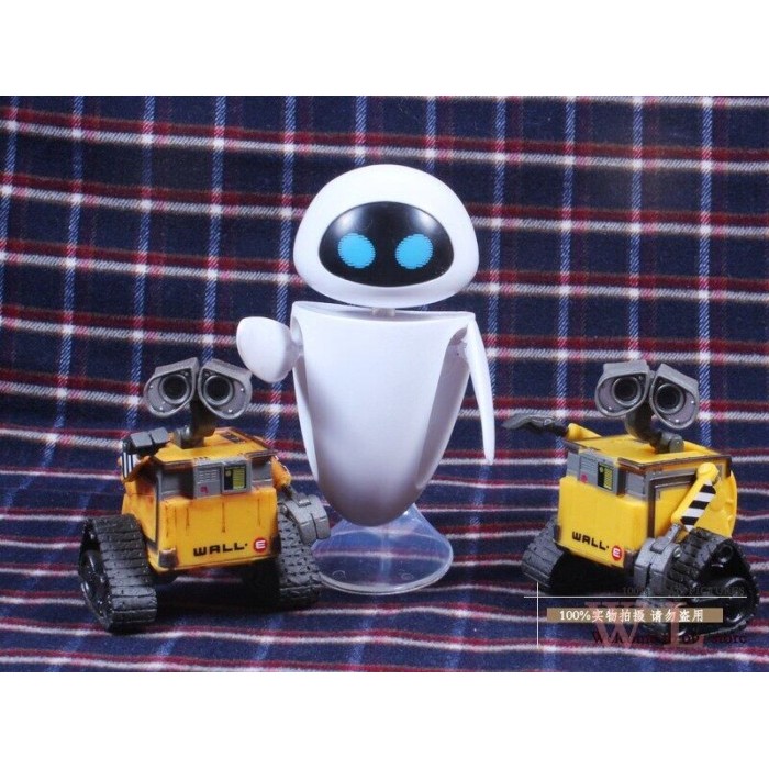 Licy Wall-E Robot Wall E Eve Koleksi Figur Aksi Pvc Boneka Model Mainan 6Cm
