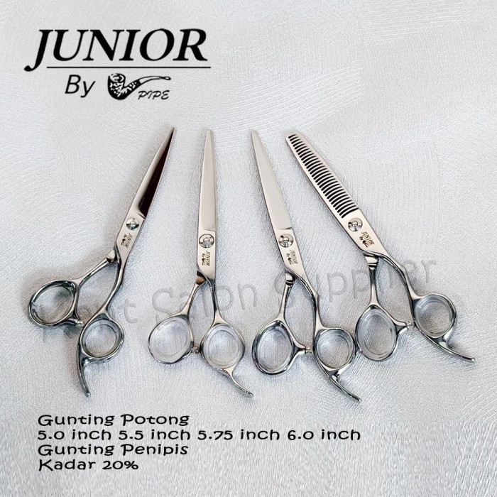 Gunting Potong Rambut 1 Set Potong+Penipis JUNIOR PIPE UB550+ UB6030
