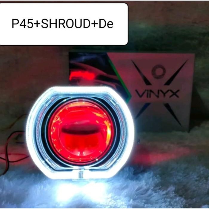 Lampu Projie Biled Blue Lens Projector Proyektor