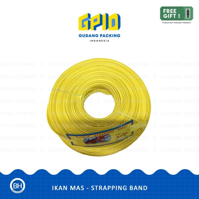 

Sale Ikan Mas - Plastic Strapping Band Kuning 1.5 Kg