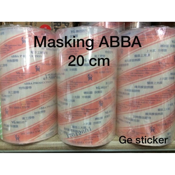 

Sale Transfer / Masking Tape Abba 20 Cm