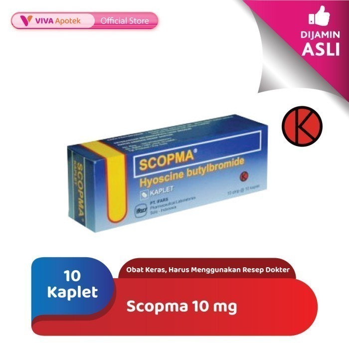 Scopma 10 mg / Hyoscine-N-butylbromide (10 Kaplet)