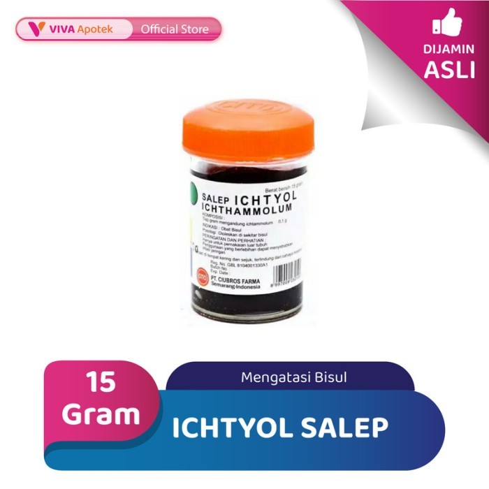 Ichtyol Cito Salep untuk Mengatasi Bisul (15 Gram)