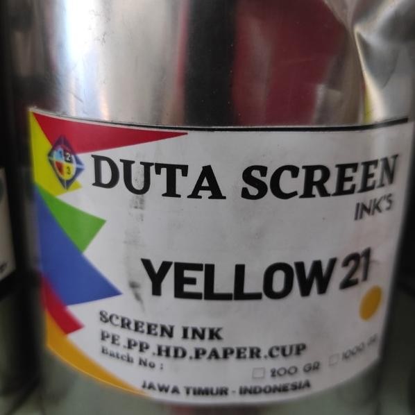 

Tinta Duta Screen Yellow 21 1Kg