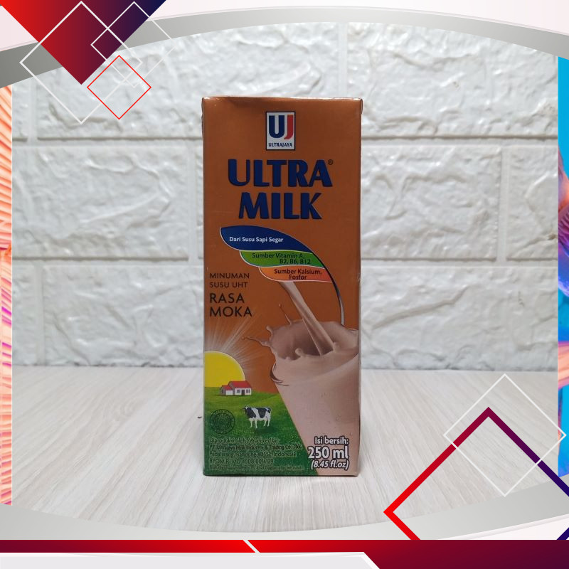 

Ultra Milk Susu UHT Rasa Moka 250ml .