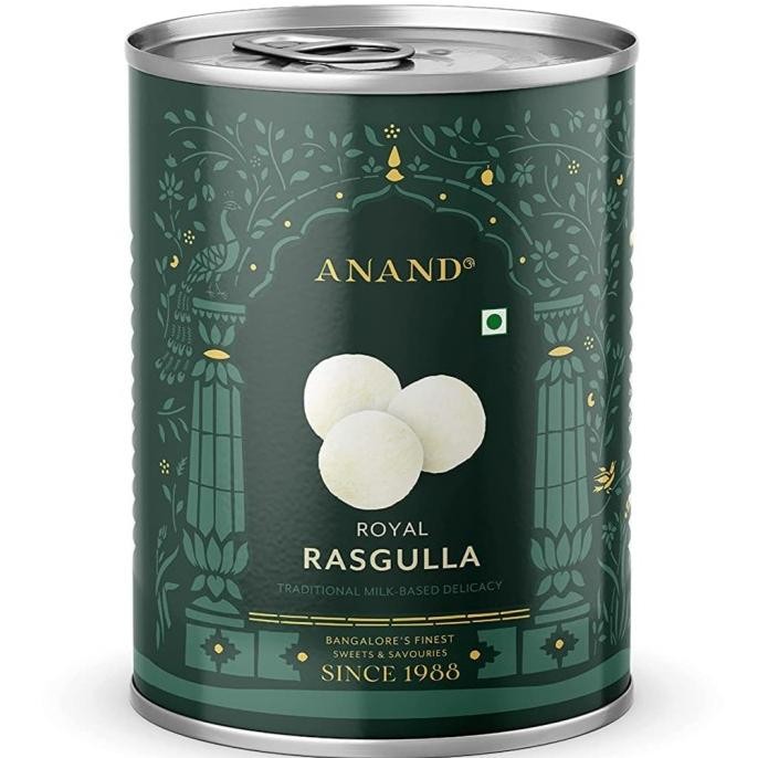 

!!!!!!] RASGULLA ANAND ROYAL 1KG / Rasogolla Tin Pack / Manisan India