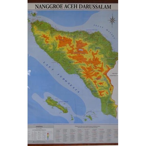 

Peta Provinsi Nanggroe Aceh Darussalam (Bingkai)