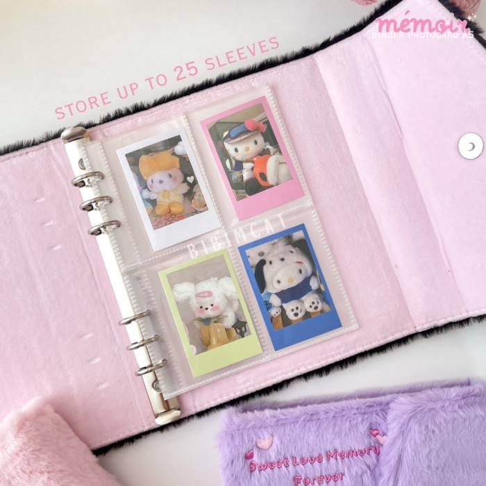 

(A5 Size) Memoire Binder Photocard Album Pc Fluffy Bulu