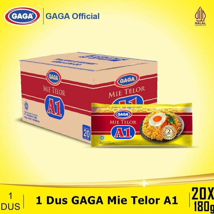 

Gaga Mie telor kuning (1 dus = 20 pcs)