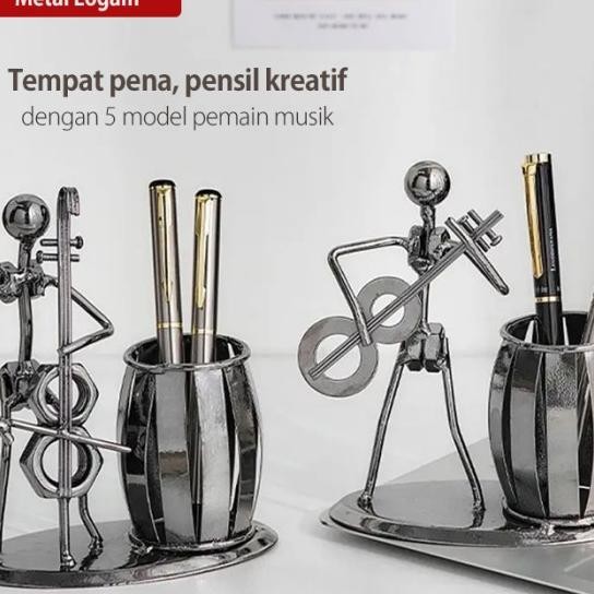 

Ziggy Tempat A Pul Sil Alat Tulis Kantor Holder Ornament Dekorasi Meja Besi Logam Iron Metal Stationery Organizer Souvenir Suvenir Gift Hadiah Kado