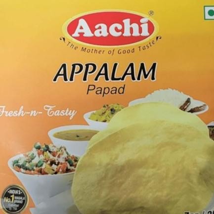 

!!!!!!] APPALAM PAPAD AACHI 200G Fresh & Tasty / Kerupuk India