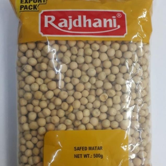 

monggo] WHITE PEAS / SAFED MATAR RAJDHANI 500G /Kacang Polong Putih