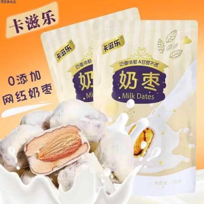 

(HALAL) Ka Zi Le Nai Zao Milk Dates Jujube Almond 125g Kualitas Terbaik