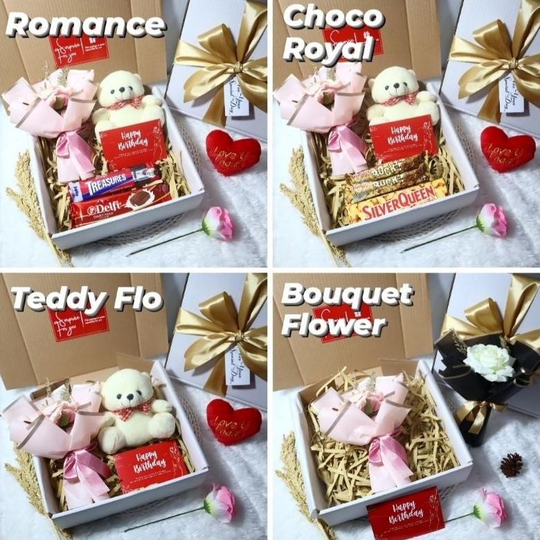 

He13 Hampers Bunga / Kado Pacar Ulang Tahun Buket Wisuda Gift Box Coklat Hadiah Sempro Ultah Bouquet Viral