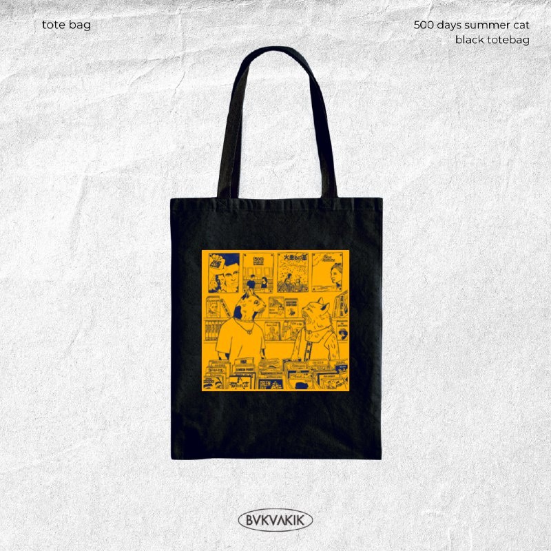 Tote Bag 500 Days of SummerCat