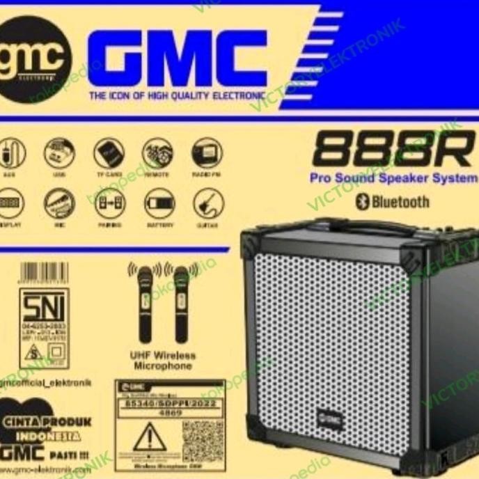 speaker 8inch portable karaoke gmc 888r